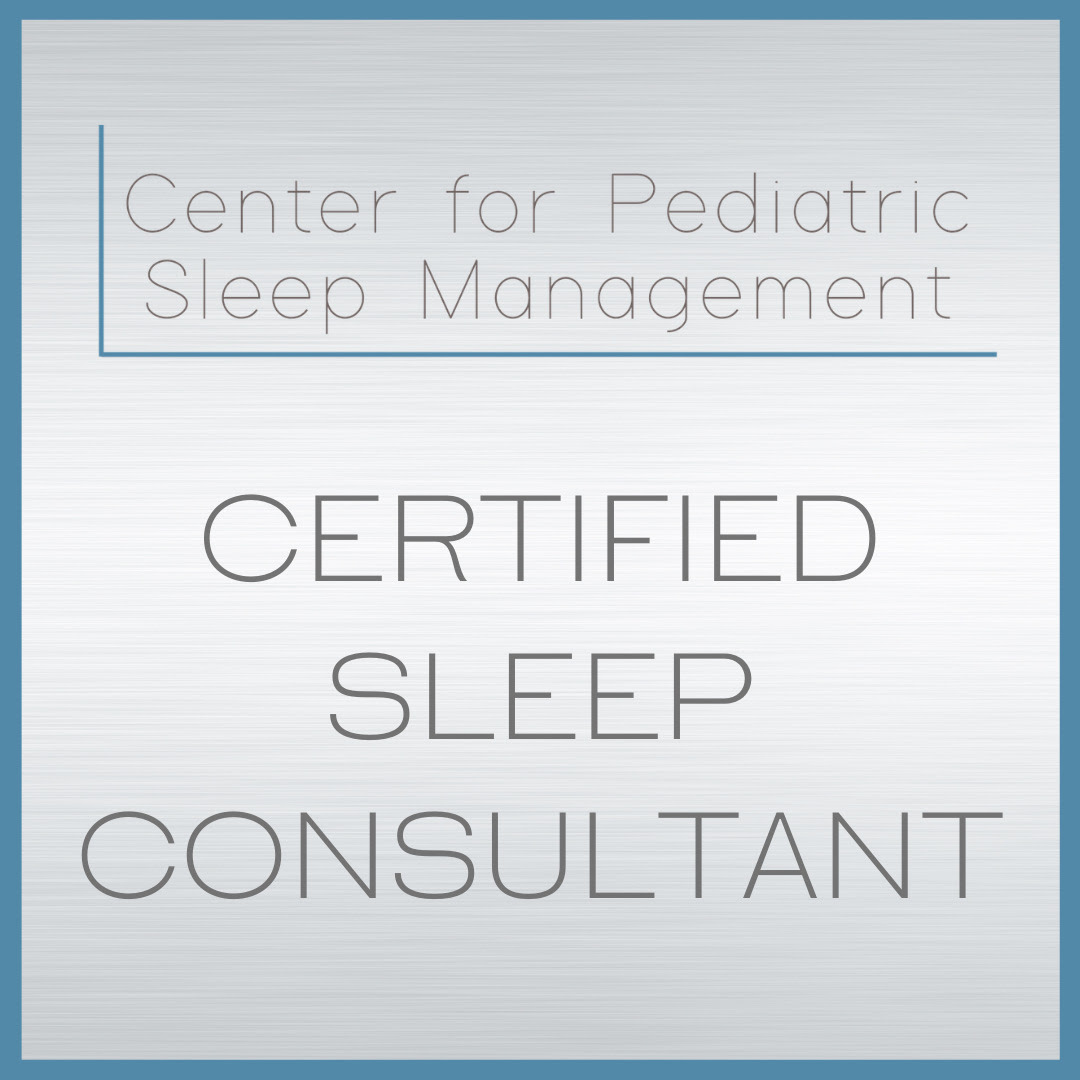 certificate of course completion badge from the Center of Pediatric sleep consultants